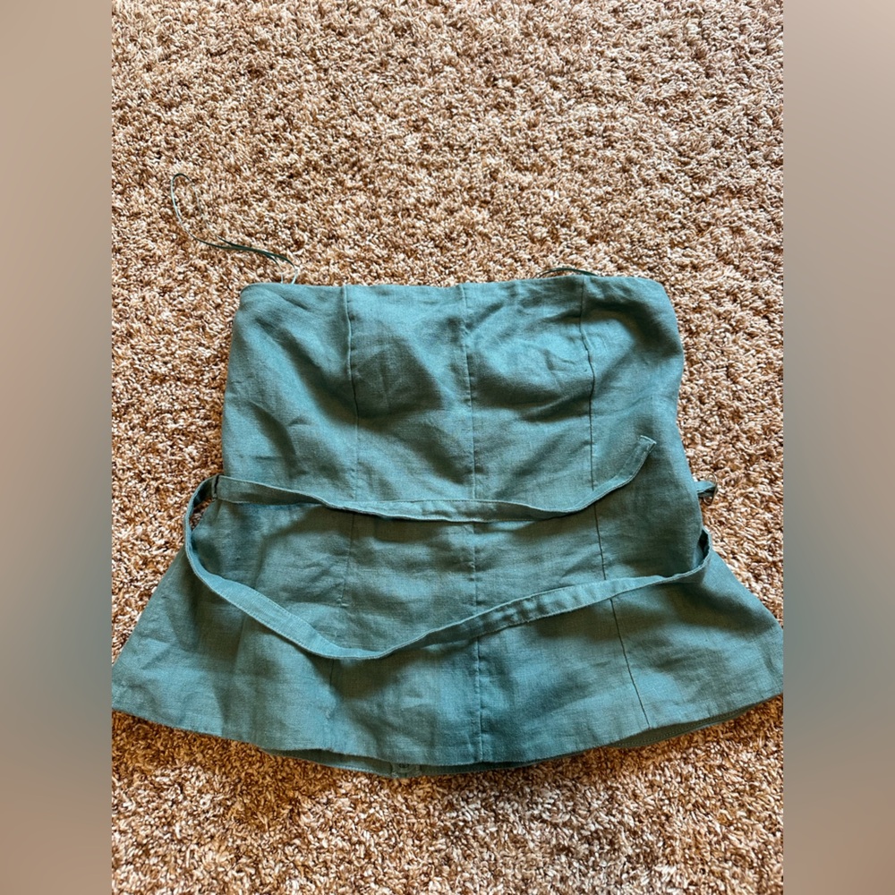 Abercrombie & Fitch Green Tube top
